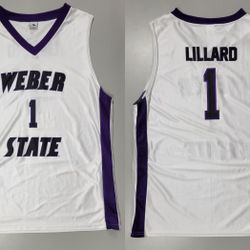 Damian Lillard Authentic College Jersey Weber State