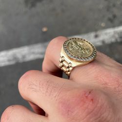 14kt Centenario Rolex Band Ring 