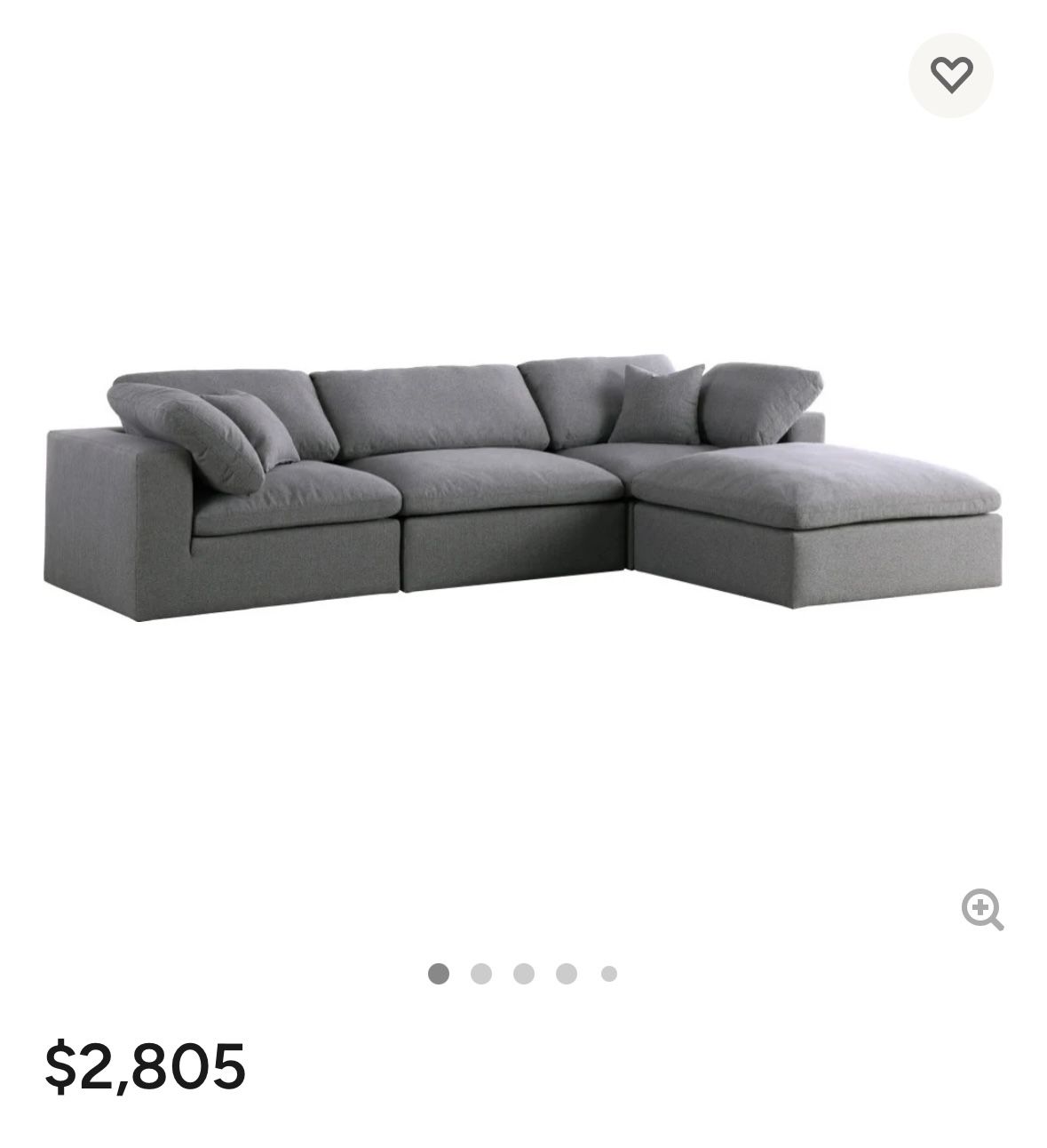$550 LIKE NEW β Modular Cloud-Like Sectional! β¨