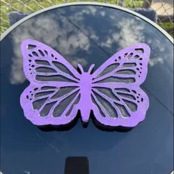 Butterfly wall hanger plaque