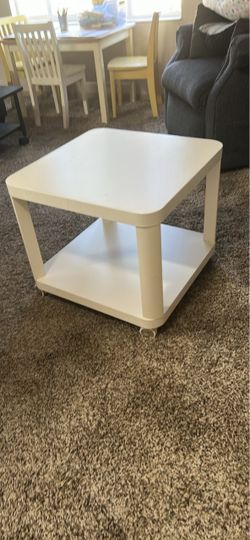 IKEA TINGBY rolling side table
