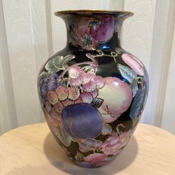 Andrea by Sadek Vase Hand Painted 8.5” Vintage