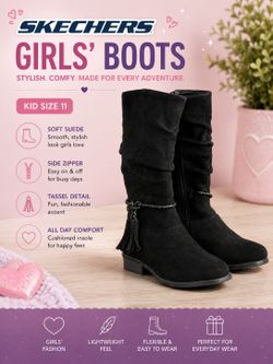 Girls Skechers boots 11