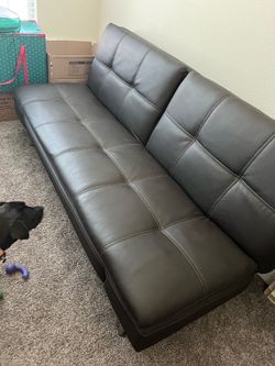 Costco Leather Futon Couch