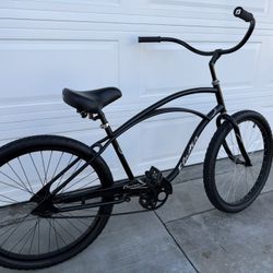 GORGEOUS BLACK ELECTRA BEACH CRUISER 