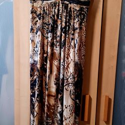 Women Floral Maxi Dress Size 14 Regular