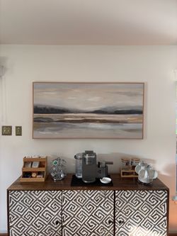 Framed Abstract Landscape Canvas Wall Art