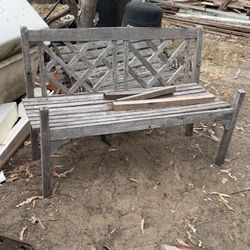 Free Teak Bench