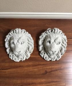 Lion head Resin art Sculpture