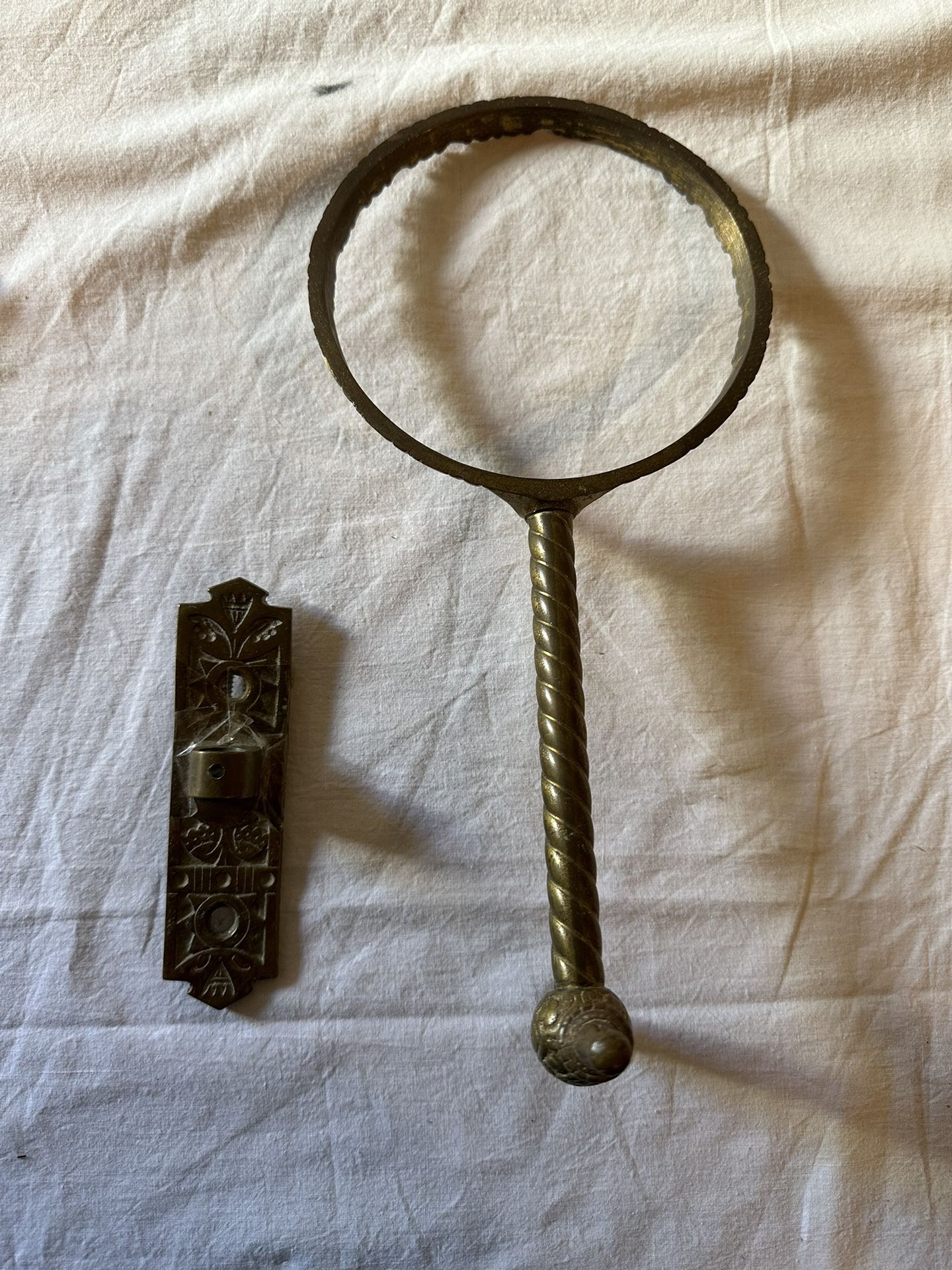 Vintage Brass Wall Lamp Mount
