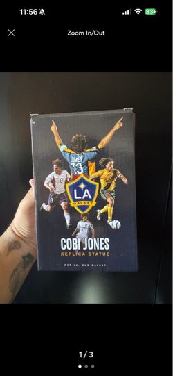 Cobi Jones LA Galaxy Replica Statue