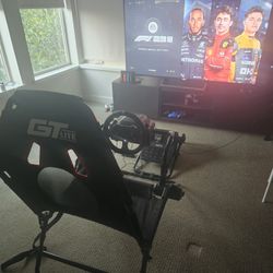 Racing Wheel and Chair For XBOX And PC
