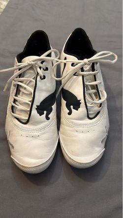 Puma x Ferrari White Low-Top Sneakers
