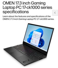 OMEN 17.3 inch Gaming Laptop PC RTX 3080 TI
