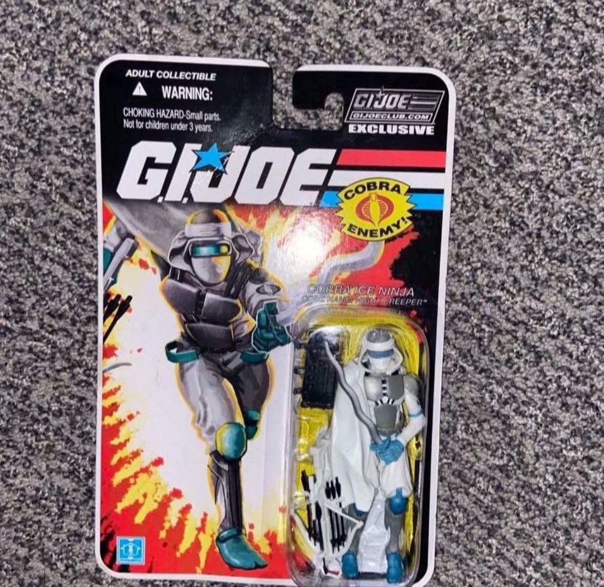 Gi Joe Cobra Ice Ninja Action Figure !! cash Only And Pick Up Only!!!