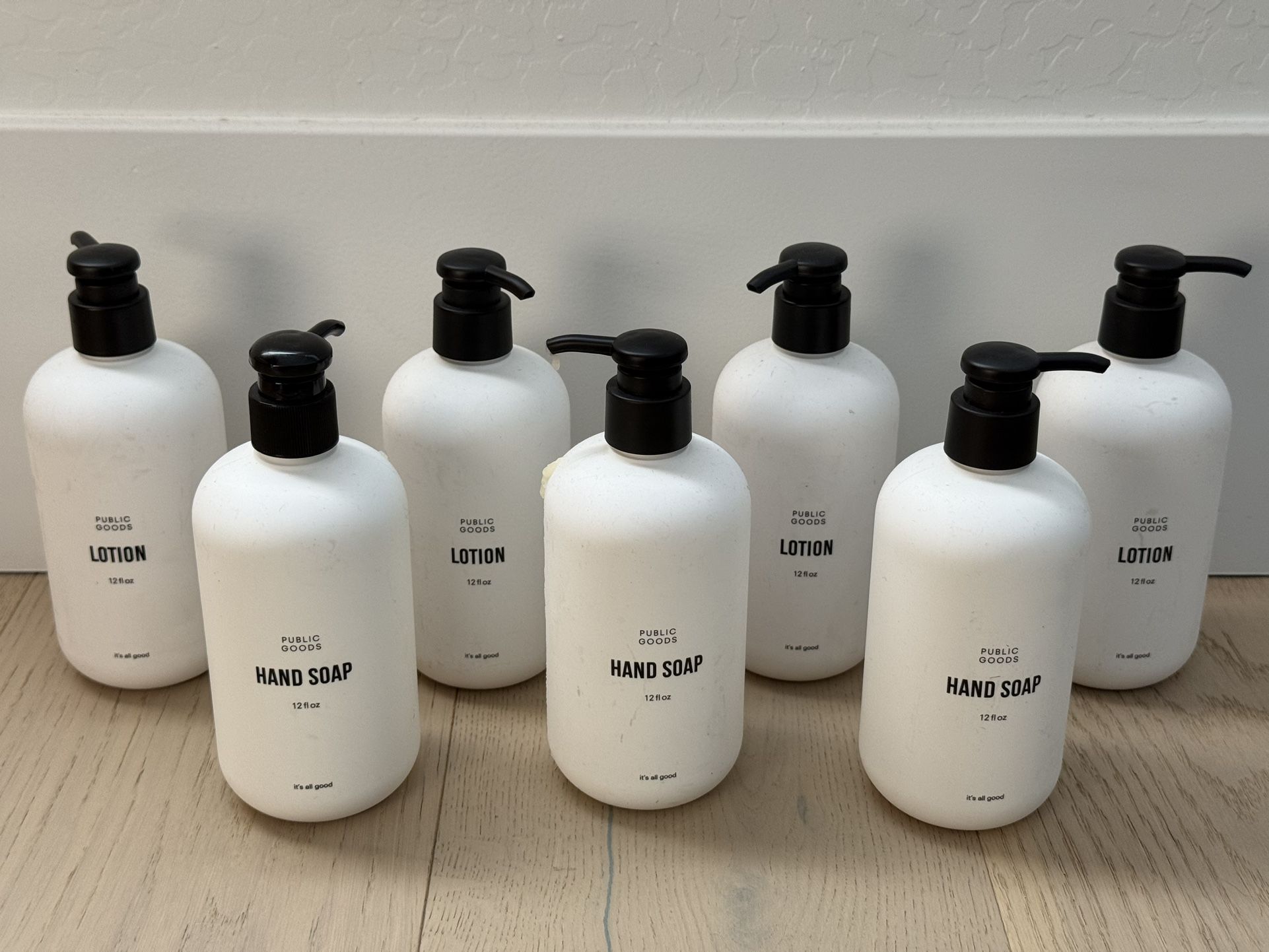 Public Goods - Lotion & Hand Soap - $5/each.