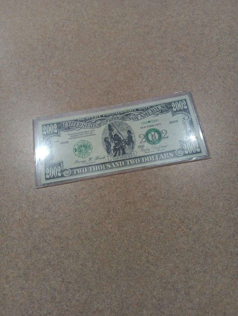 Very Nice, Commemorative 9/11 Bill. In Great Condition, No Rips , No Creases. Very Crisp. Please Check Out All My Offers.