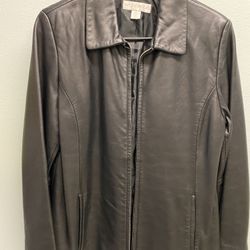 Leather Jacket  for Woman, Petite Size S, Very Good Condition
