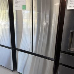 Samsung 32 cu. ft. Mega Capacity 3-Door French Door Refrigerator with Dual Auto Ice Maker in Stainless Steel