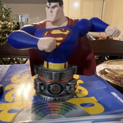 Justice League Paperweights Superman and Lex Luther