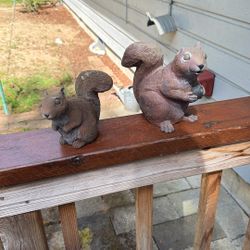 Ceramic Squirrels 