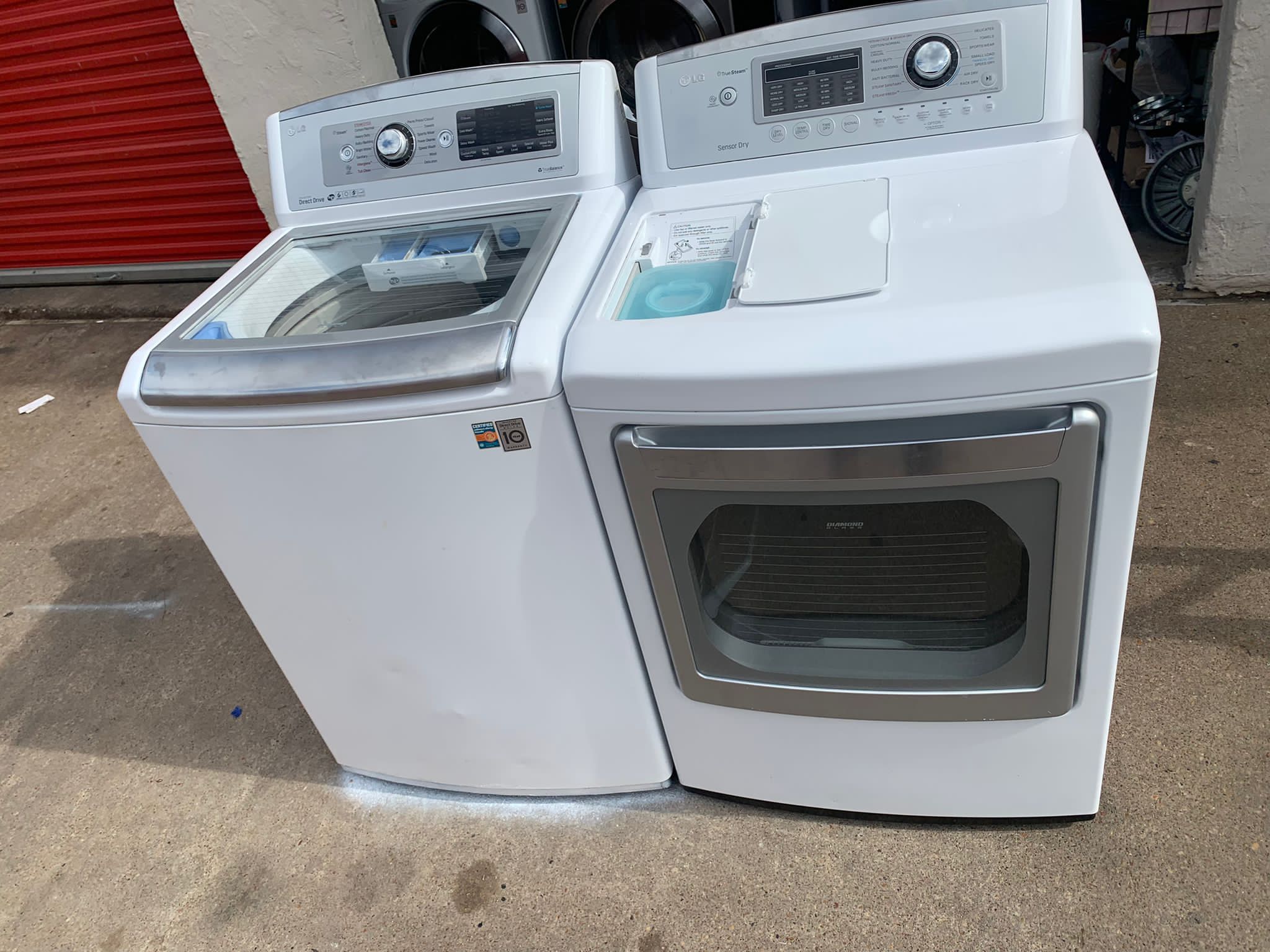 LG Washer Large Capacity Dryer Eléctric Nice Set