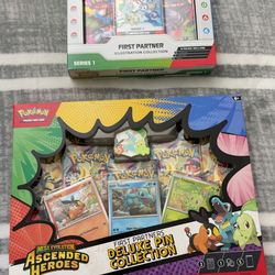 Pokemon box sets and packs