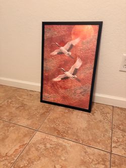 Flying dove poster