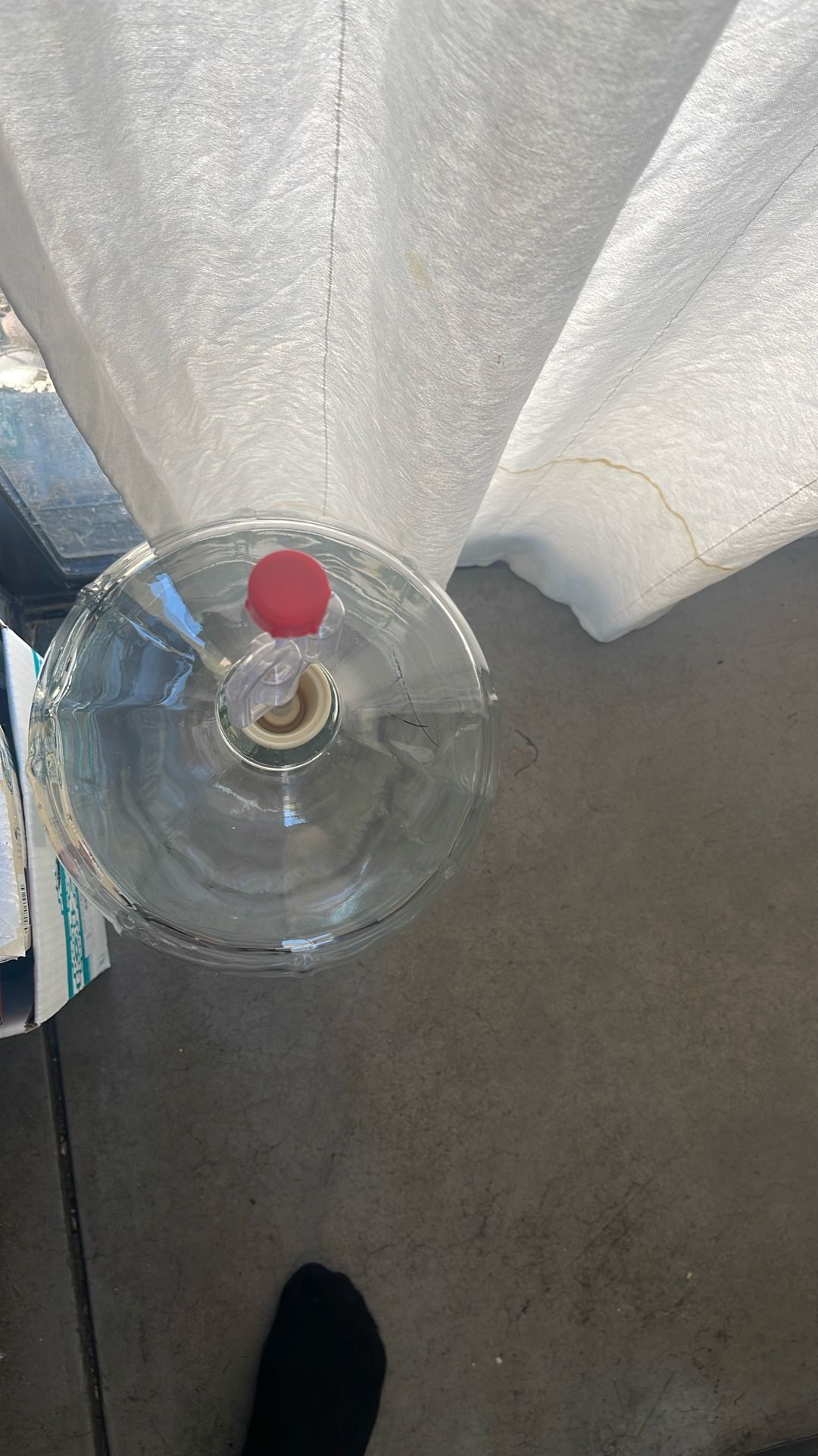 5 Gallon Glass Jar And Airlock