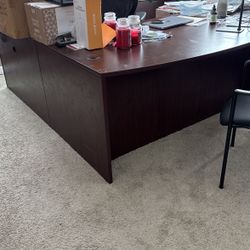 Desk And Cabinet 