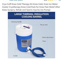 Cryo Cuff Ankle Cold Therapy Kit Ankle Cold, Foot Ice Water Cooler Cryotherapy 