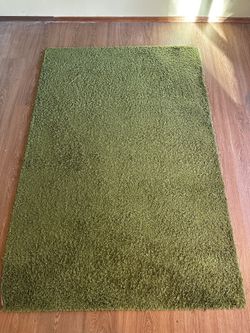 IKEA Green Hampen Rug (~4x6)