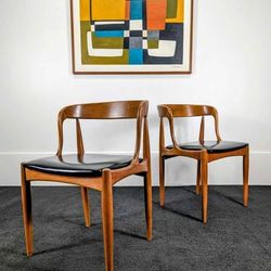 Danish Teak Model 16 Chairs by Johannes Andersen for Uldum