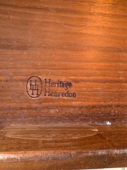 Heritage Henredon teakwood side table