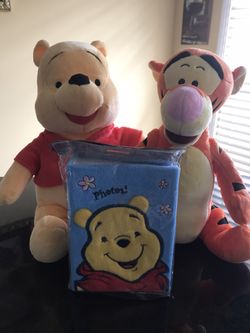 Disney Pooh and Tigger with Plush Photobook
