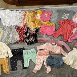 Baby Girl Clothes 0-6months