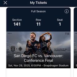 SDFC VS VANCOUVER MLS WESTERN CONFERENCE FINAL