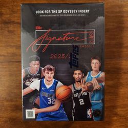 2025-26 Topps Signature Class Basketball Blaster Box Value Box