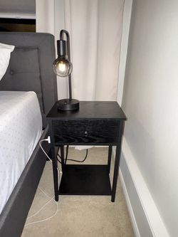Nightstand with Charging Station & USB Ports