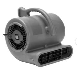 1/2 HP Air Mover for Janitorial Water Damage Restoration Stackable Carpet Dryer Floor Blower Fan in Grey