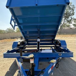 🔥New 8x4x12 Hydraulic Dump Trailer With Diamond Fenders 💎