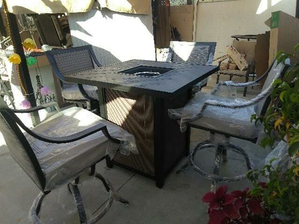 5 Piece Fire Pit Bar Set For Sale In Downey Ca Offerup
