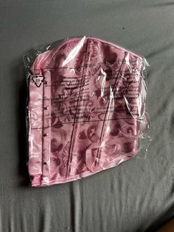 Pink Jacquard Corset Bustier Top