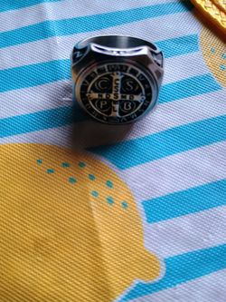 San Benito ring size 11 mens stainless steel