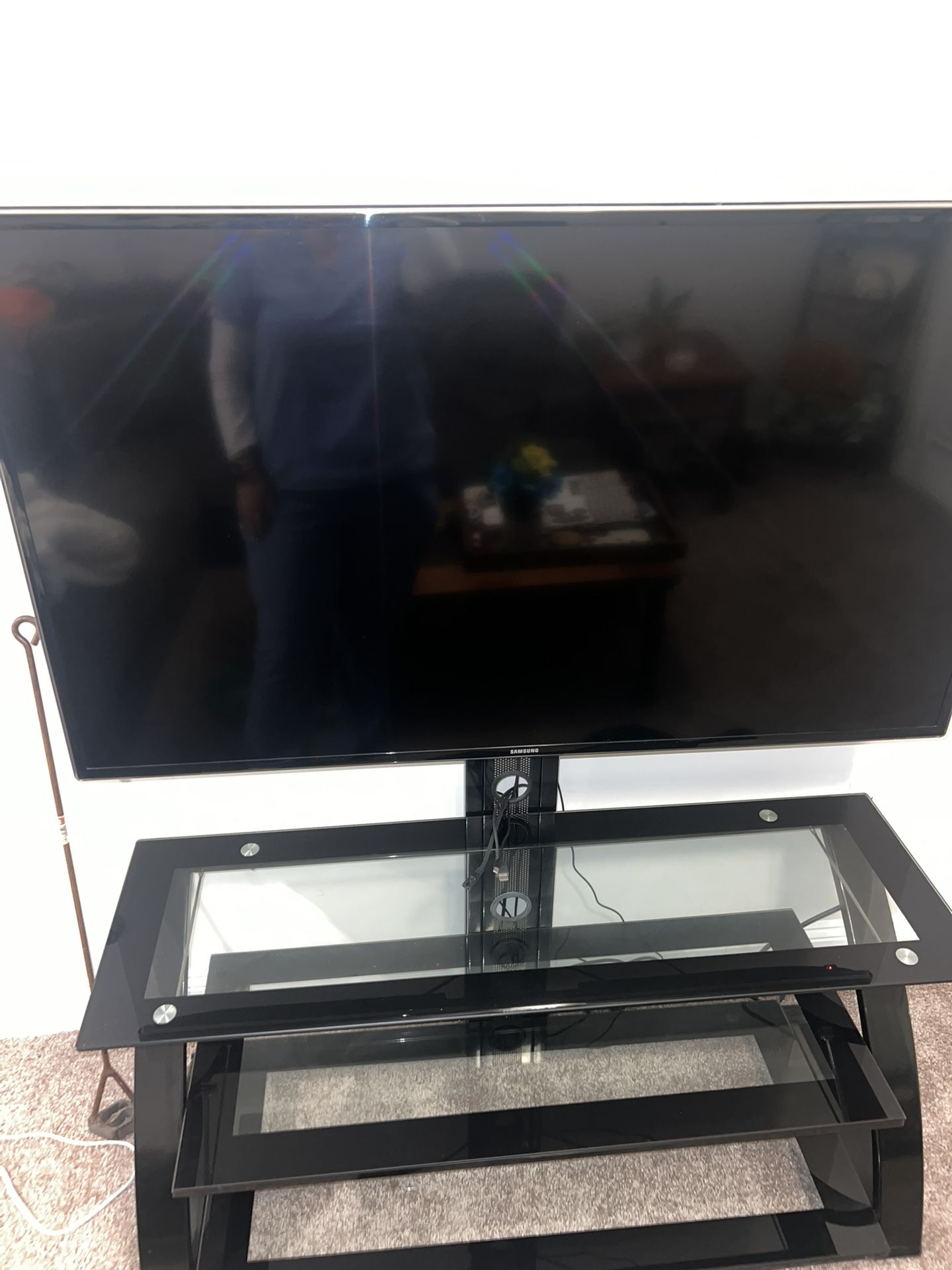 Glass TV Stand