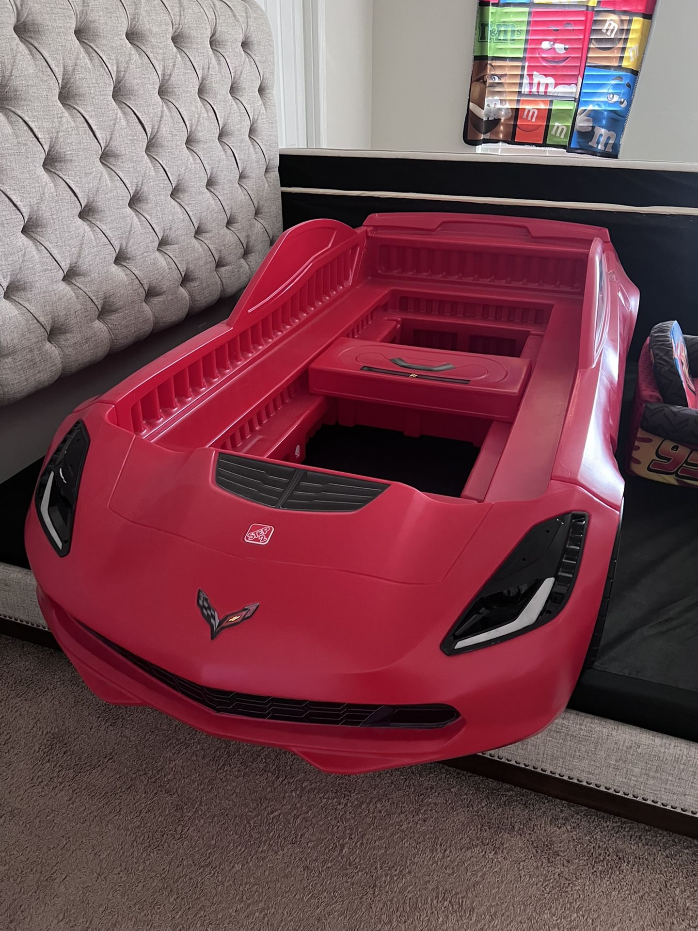 Corvette Toddler To Twin Size Mattress Bed Frame & Set *** for Sale in