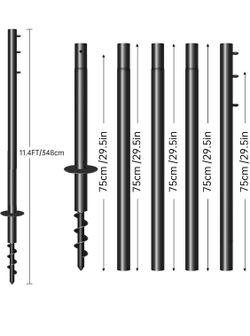 Metal pole
