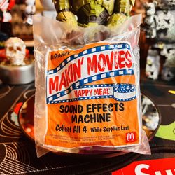 1993 McDonalds Happy Meal Makin' Movies - Sound Effects Machine Under 3 Toy RARE