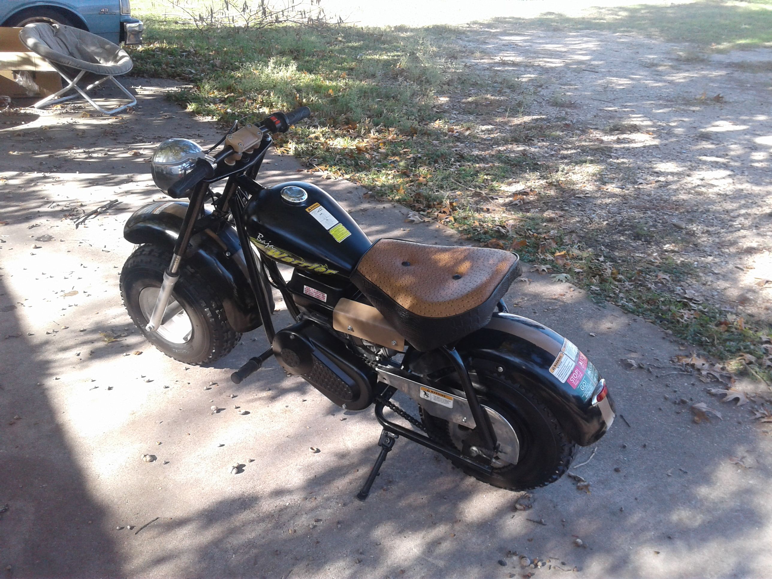 Baja custom Warrior mini-bike