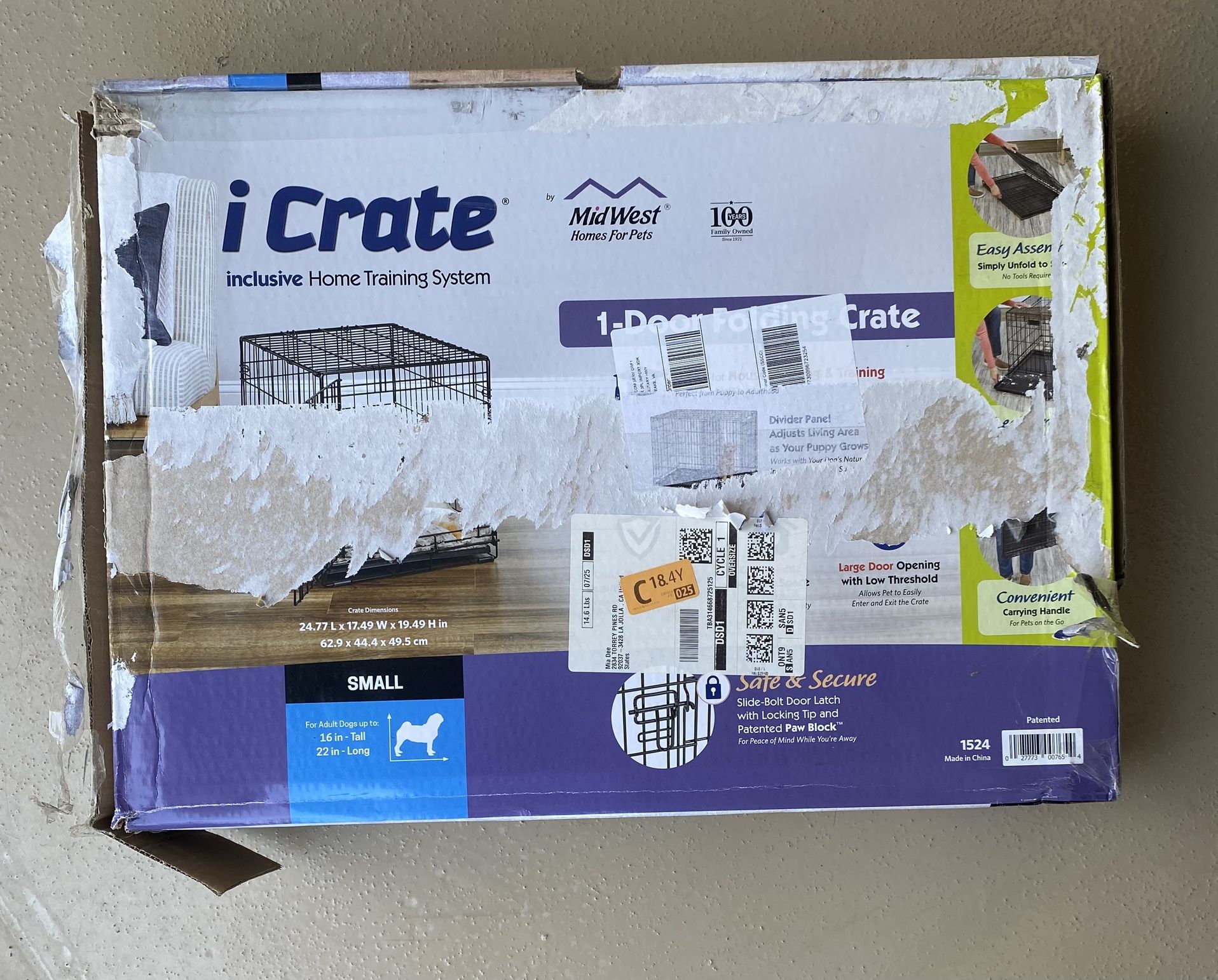 Icrate Midwest Small Dog Kennel
